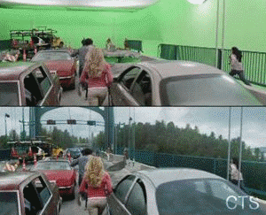【一图】一图看懂好莱坞绿幕特效怎么做，实景拍摄会不会被淘汰。